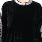 Elegant Silk Blend Velvet Sweater