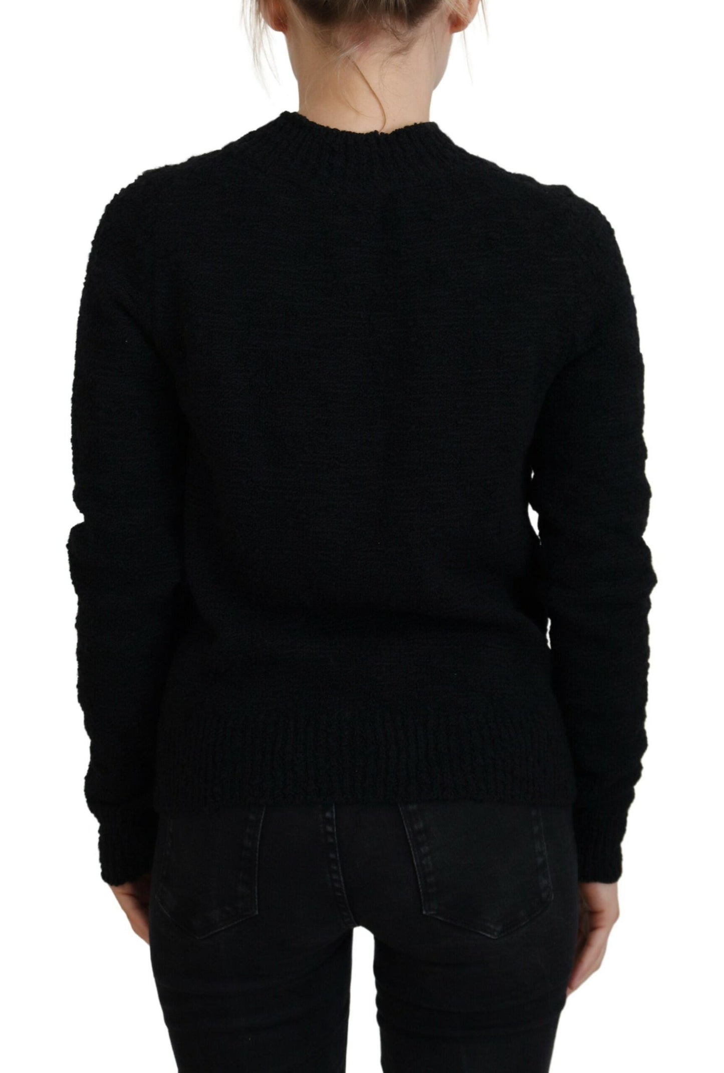 Elegant Virgin Wool Pullover Sweater