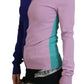 Chic Multicolor V-Neck Pullover Sweater