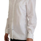 Elegant White Cotton Button-Up Top