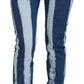 Sleek Striped Slim Fit Italian Jeans