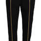 Elegant High Waist Tapered Wool Pants