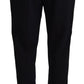 Elegant High Waist Tapered Wool Pants