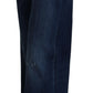 Embellished Straight Leg Designer Jeans