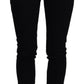 Chic High Waist Slim Fit Black Jeans