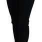 Chic High Waist Slim Fit Black Jeans