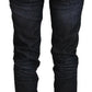 Chic Black Low Waist Straight Jeans