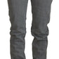 Chic Low Waist Skinny Gray Jeans