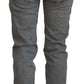 Chic Low Waist Skinny Gray Jeans