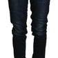 Chic Low Waist Denim Skinny Jeans