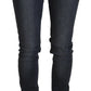 Chic Gray Low Waist Skinny Jeans