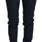 Chic Low Waist Skinny Jeans in Blue