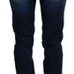 Chic Low Waist Denim Pants in Blue