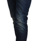 Elegant Slim Fit Low Waist Denim Pants