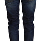 Elegant Slim Fit Low Waist Denim Pants