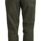 Elegant Tapered Green Pants - Chic Everyday Wear