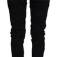 Chic Mid Waist Flared Black Jeans