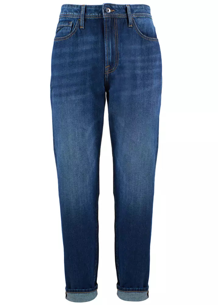 Blue Cotton Men Jeans