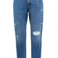 Blue Cotton Men Jeans