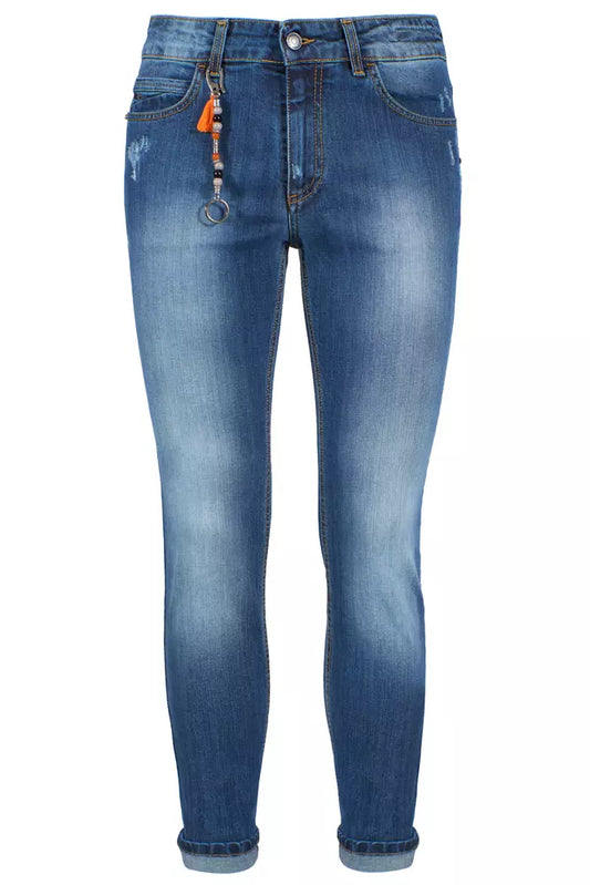 Blue Cotton Men Jeans