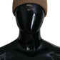 Brown Solid Knitted Fur Ball Winter Beanie Hat