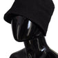 Black Nylon Women Bucket Cap Hat