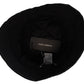 Black Nylon Women Bucket Cap Hat