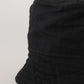 Black Nylon Women Bucket Cap Hat