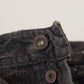 Stylish Gray Corduroy Denim Jeans