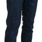 Chic Tapered Blue Denim Jeans