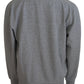 Elegant Gray Pullover Sweater