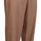 Elegant Peach Casual Sweatpants