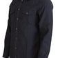 Elegant Gray Cotton Collared Shirt