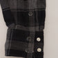 Elegant Black and Gray Button Down Shirt