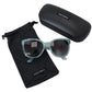Blue DG4190 Lace Crystal Acetate Butterfly Sunglasses