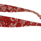 Red DG4231F Lace Acetate Rectangle Shades Sunglasses