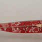 Red DG4231F Lace Acetate Rectangle Shades Sunglasses