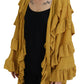 Elegant Gold Cardigan Sweater