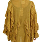 Elegant Gold Cardigan Sweater