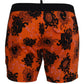 Chic Orange Swim Shorts Boxer for Men