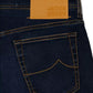 Blue Cotton Men Slim-fit Jean