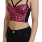 Leopard Print Bustier Corset Top