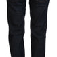 Chic Low Waist Straight Leg Designer Jeans