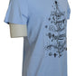 Elegant Light Blue Cotton Tee