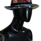 Multicolor Patchwork Women Fedora Wide Brim Hat