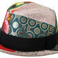 Multicolor Patchwork Women Fedora Wide Brim Hat