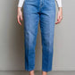 Elevated Blue High-Waist Denim for Women