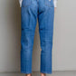 Elevated Blue High-Waist Denim for Women