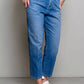 Elevated Blue High-Waist Denim for Women