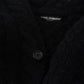 Elegant Black Wool-Cashmere Cardigan Sweater